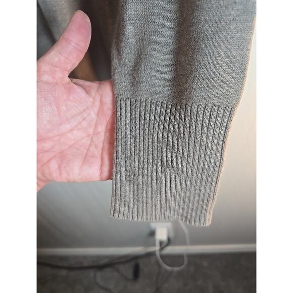 Chelsea28 Cashmere-Blend Plus XL V-Neck Tunic Sweater Winter Cozy Office Fall - Picture 5 of 11